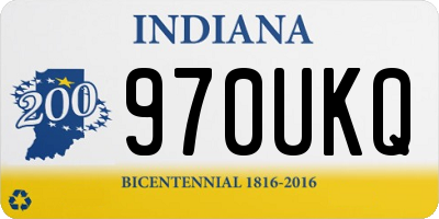 IN license plate 970UKQ