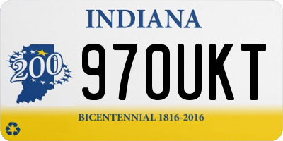 IN license plate 970UKT