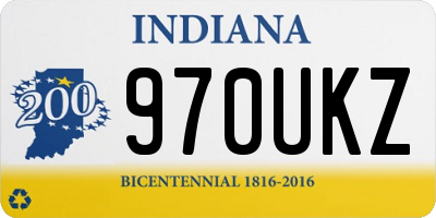 IN license plate 970UKZ