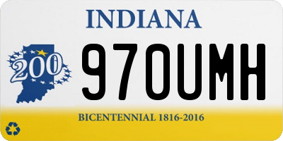 IN license plate 970UMH