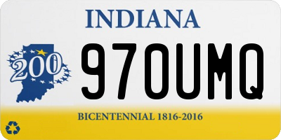 IN license plate 970UMQ