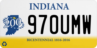 IN license plate 970UMW
