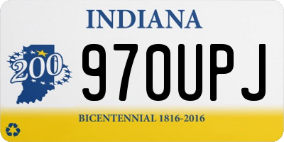 IN license plate 970UPJ