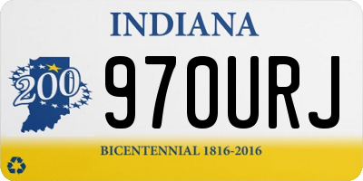 IN license plate 970URJ