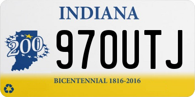 IN license plate 970UTJ
