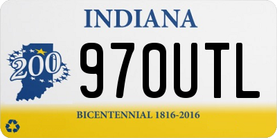 IN license plate 970UTL