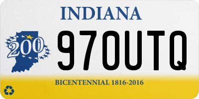 IN license plate 970UTQ