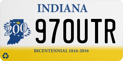 IN license plate 970UTR
