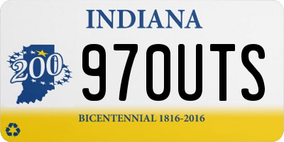 IN license plate 970UTS