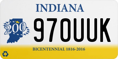 IN license plate 970UUK