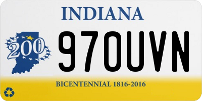 IN license plate 970UVN