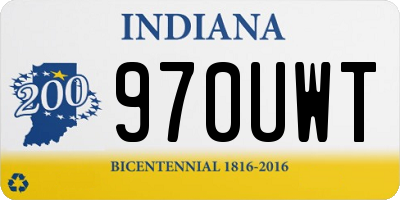 IN license plate 970UWT