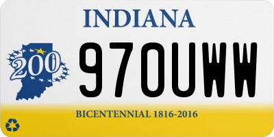 IN license plate 970UWW