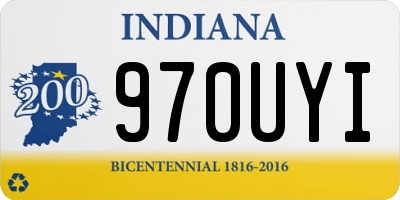 IN license plate 970UYI