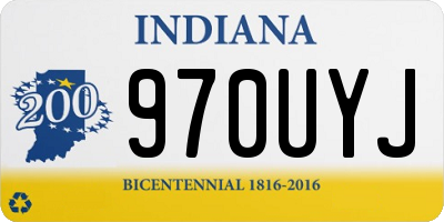 IN license plate 970UYJ