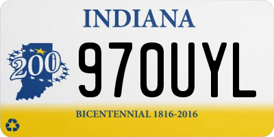 IN license plate 970UYL