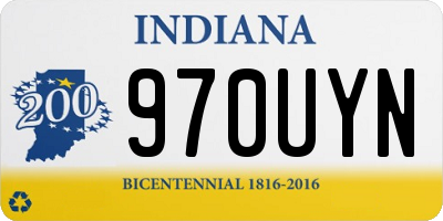 IN license plate 970UYN
