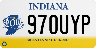 IN license plate 970UYP