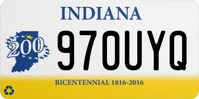 IN license plate 970UYQ