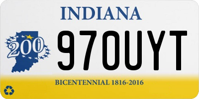 IN license plate 970UYT