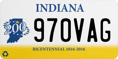 IN license plate 970VAG