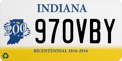 IN license plate 970VBY
