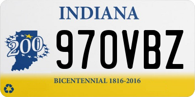 IN license plate 970VBZ