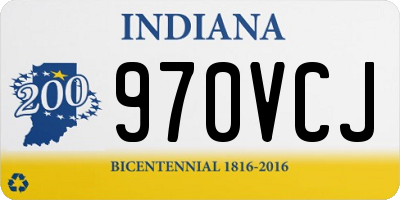 IN license plate 970VCJ