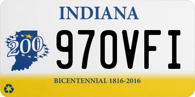 IN license plate 970VFI