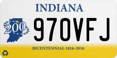 IN license plate 970VFJ