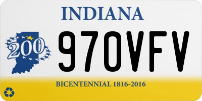 IN license plate 970VFV