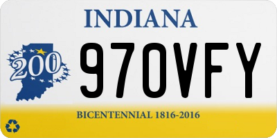 IN license plate 970VFY