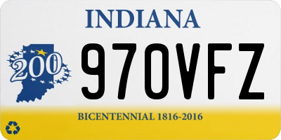IN license plate 970VFZ