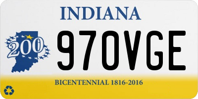 IN license plate 970VGE