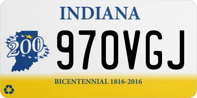 IN license plate 970VGJ