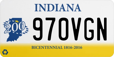 IN license plate 970VGN