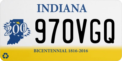 IN license plate 970VGQ