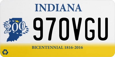IN license plate 970VGU