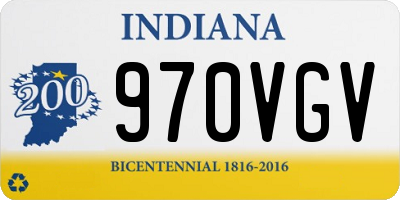 IN license plate 970VGV