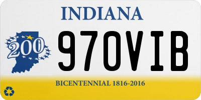 IN license plate 970VIB