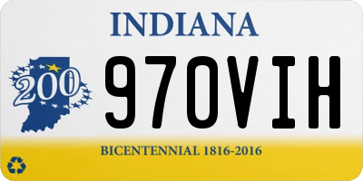 IN license plate 970VIH