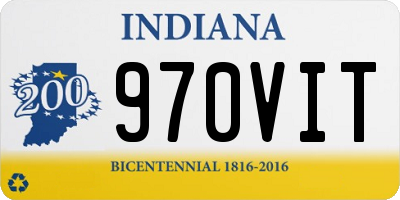 IN license plate 970VIT