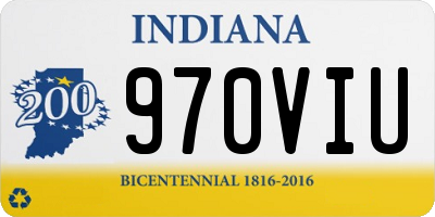 IN license plate 970VIU