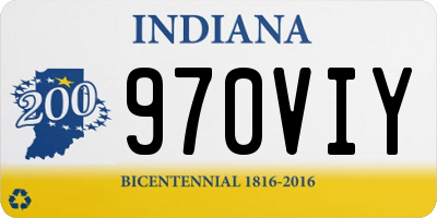 IN license plate 970VIY