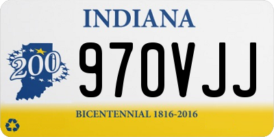 IN license plate 970VJJ