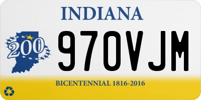 IN license plate 970VJM