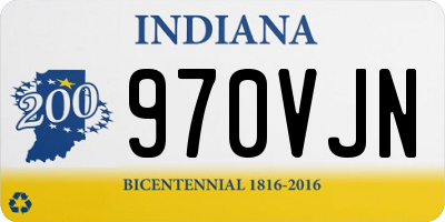 IN license plate 970VJN