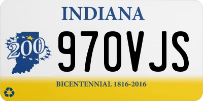 IN license plate 970VJS