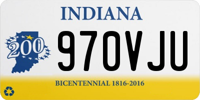 IN license plate 970VJU