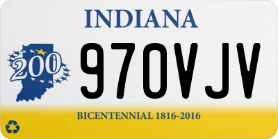 IN license plate 970VJV
